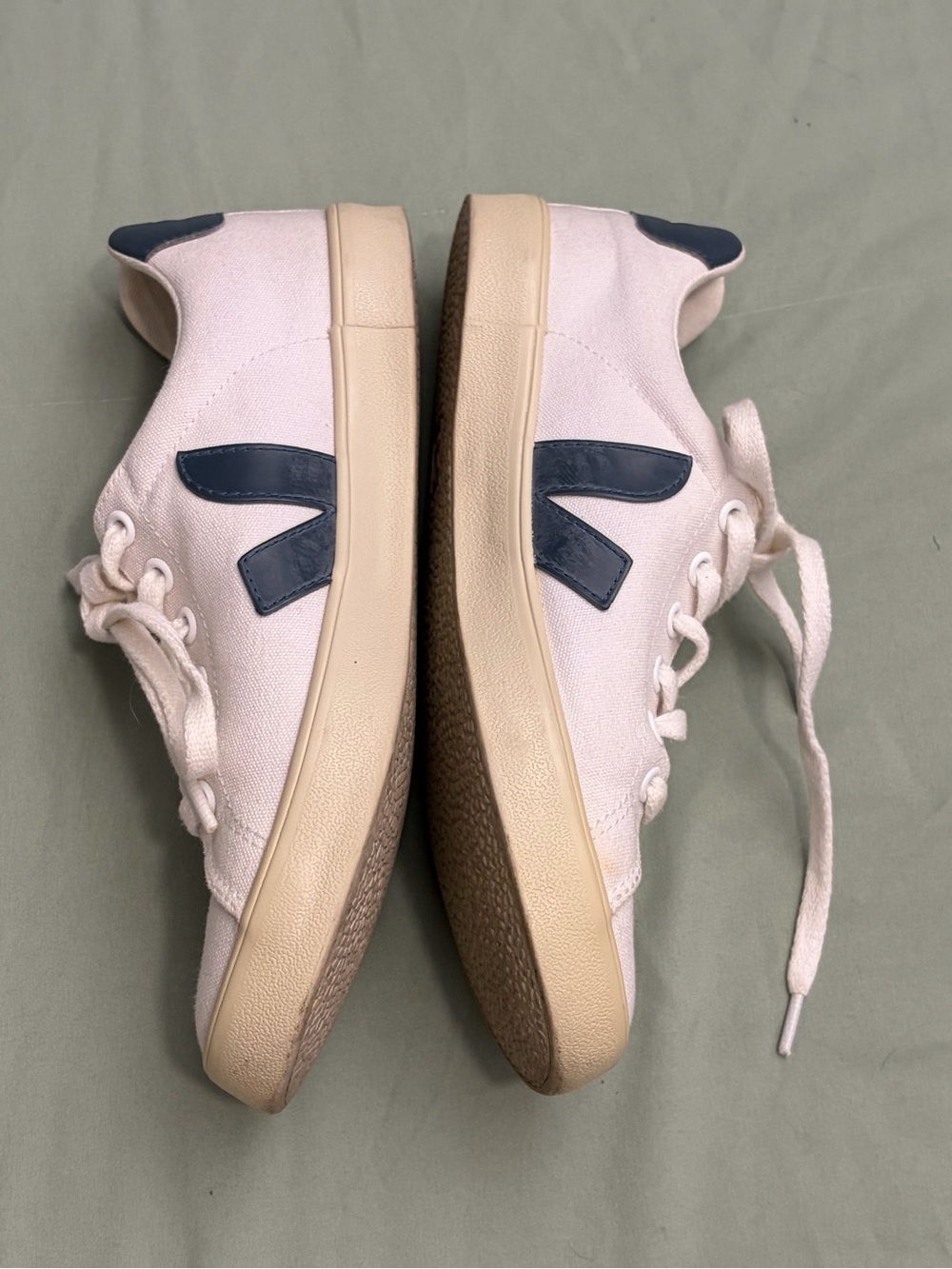 Veja Esplar SE Canvas Sneaker White Blue size 6 - Picture 7 of 10
